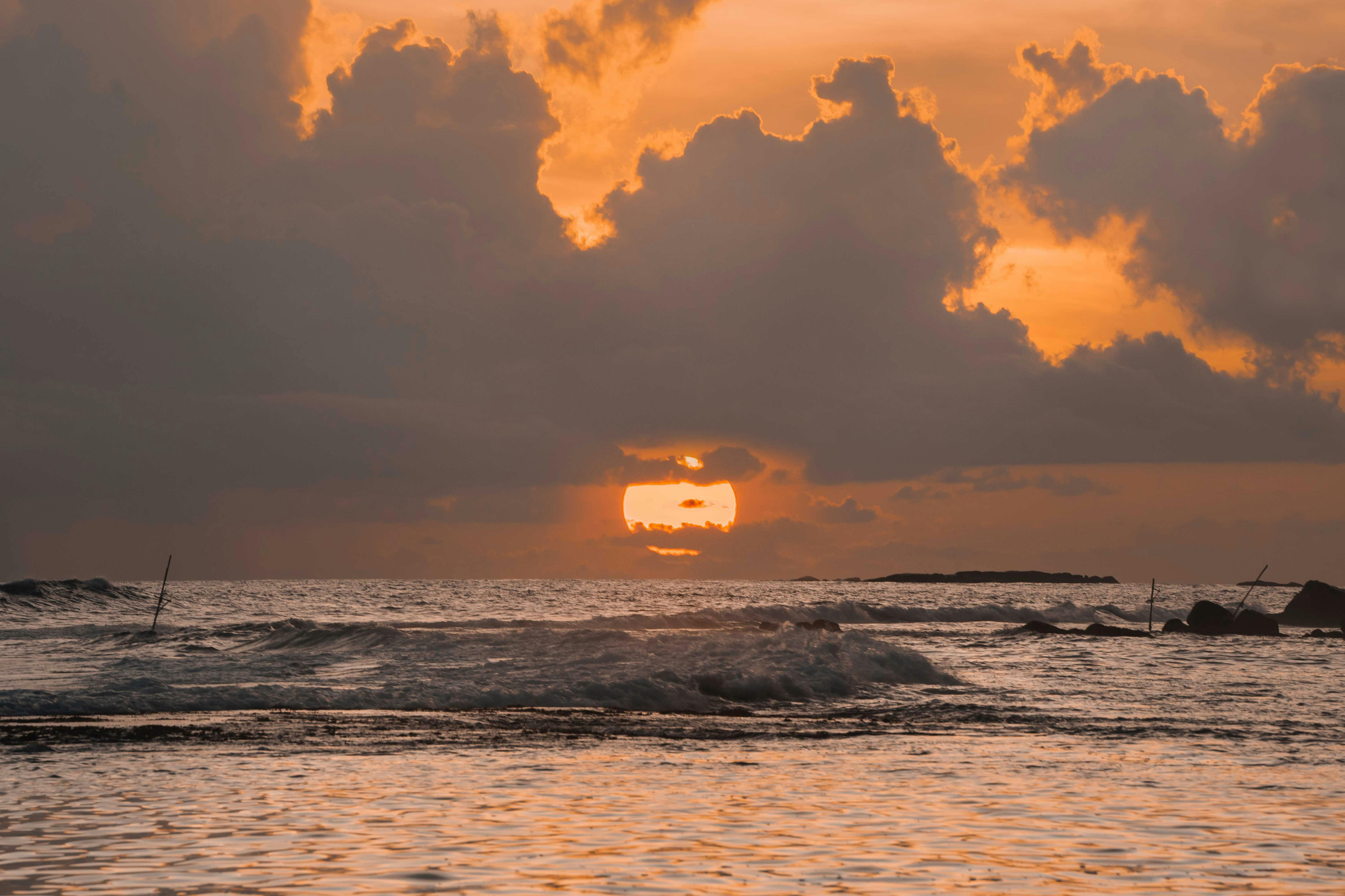Sunset view in Sri Lanka